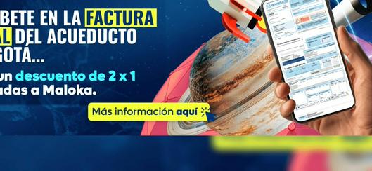 Bogotá impulsa la factura virtual del agua: usuarios podrán acceder a beneficio 2x1 en Maloka por adoptar la opción digital