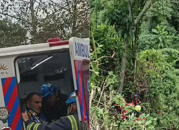 ¡Tragedia vial! Vehículo cayó a un precipicio en el Tolima