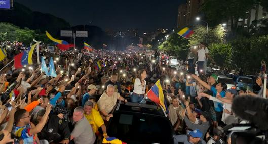 María Corina Machado en Venezuela aprieta a los hermanos Delcy y Jorge Rodríguez