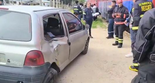 Nuevo accidente del Tren de la Sabana: chocó contra un Twingo y dicen cómo están los ocupantes