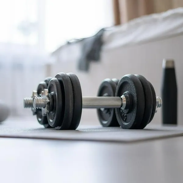 Mancuernas ajustables 5 en 1 para entrenar en casa en Colombia