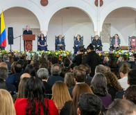 Se posesionó la nueva rectora de la U. del Rosario: Stéphanie Lavaux. Este fue su discurso