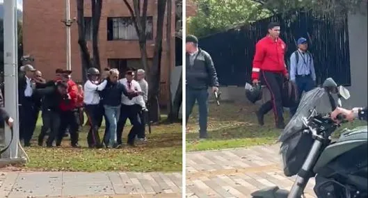 Se armó balacera por los lados de Unicentro (Bogotá); video muestra cómo agarraron a dos sujetos