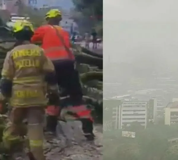 Alerta por lluvias en Medellín: reportan tormenta eléctrica, caída de árboles y cierres viales
