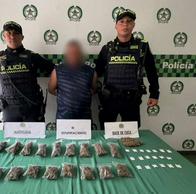 Intentó evadir a la Policía en Corabastos: llevaba marihuana y base de coca en una maleta