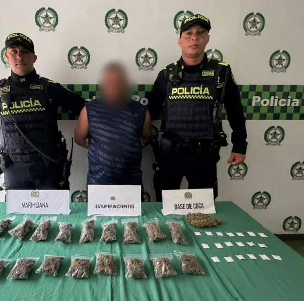 Intentó evadir a la Policía en Corabastos: llevaba marihuana y base de coca en una maleta