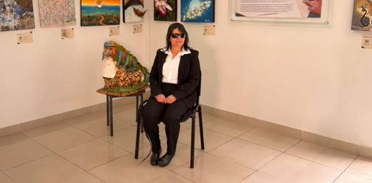 Exposición artística en la Casa Delegada del Quindío destaca obras creadas por personas con discapacidad visual