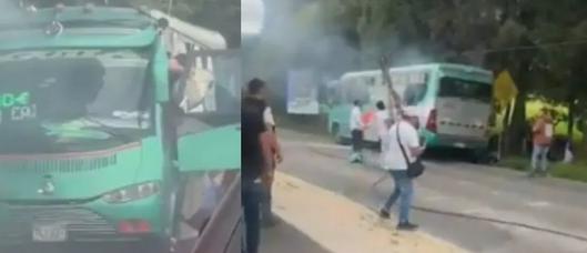 Una persona murió y seis resultaron heridas tras caída de cables de alta tensión sobre bus en la vía Siberia–Tenjo, Cundinamarca