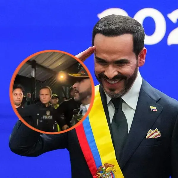 El presidente Abelardo De La Espriella encaró a capturados en un operativo en Medellín contra la trata de personas. "Se les acabó la fiesta".   