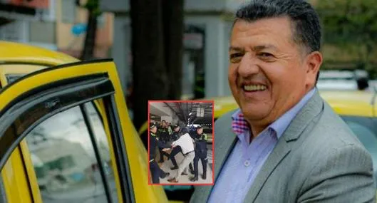 Sacaron arrastrado a Hugo Ospina de aeropuerto: protestó y la Policía se lo llevó