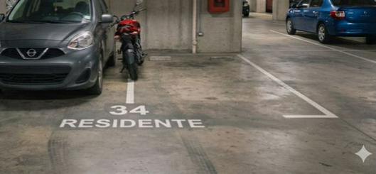 ¿Es permitido parquear carro y moto juntos en un mismo puesto de conjuntos residenciales en Colombia? Esto dice la ley y el reglamento interno