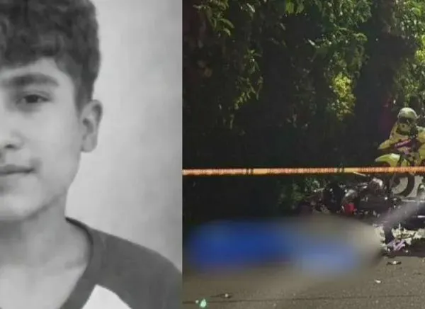 Miguel Andrés murió en un aparatoso choque de motos en Ibagué