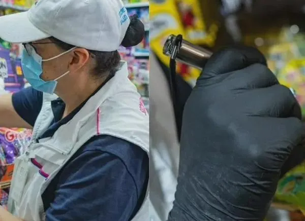 ¡Cuidado con los dulces que compra! Destruyeron cientos de productos en Ibagué