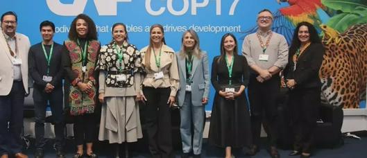Gobernadora del Tolima Adriana Matiz participó en la COP17 de biodiversidad en Armenia como panelista invitada