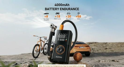 El inflador inalámbrico que cabe en la guantera y lo puede salvar en carretera; arrasa en ventas