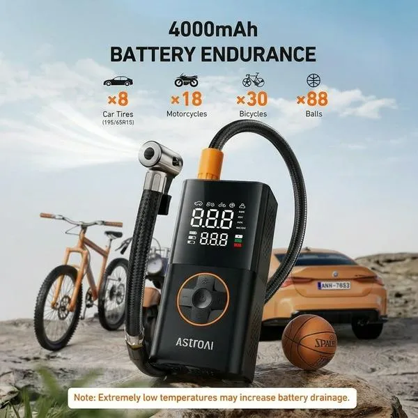 Inflador de llantas para carro: precio y característica del AstroAI L7 en Amazon