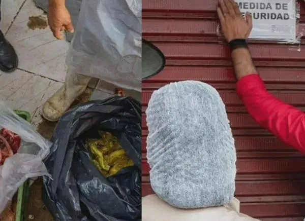 Cucarachas y carne descompuesta: cerraron expendios en Ibagué