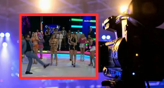 Presentador se salió de casillas y terminó golpeando a una modelo en vivo: "Avergonzado"