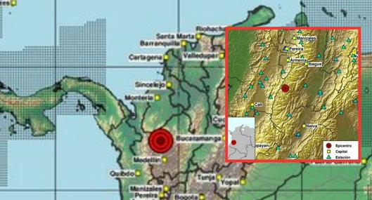 Nuevo temblor en Colombia sacudió la madrugada de este jueves; SGC confirmó epicentro