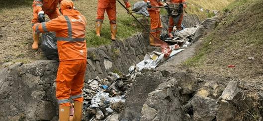 Alcaldía de Bogotá y UAESP recogen más de 7.500 toneladas de escombros en operativo de limpieza urbana