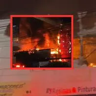 Pánico en Cartagena por grave incendio en La Plazuela que quemó negocios