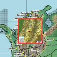 Temblor en Colombia en Chaparral (Tolima) en madrugada de estes 30102026