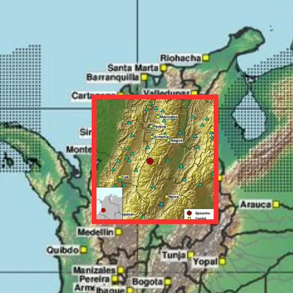 Temblor en Colombia en Chaparral (Tolima) en madrugada de estes 30102026