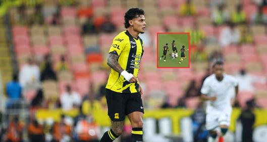 Alerta prendida en la Selección Colombia: Richard Ríos se lesionó y salió en muletas el estadio