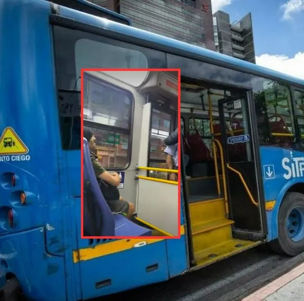 Pánico en bus del SITP: hombre amenazó a conductor y pasajeros