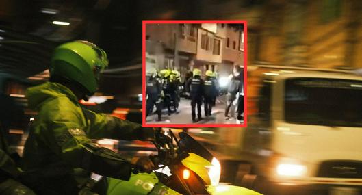 Noche previa a Halloween se calentó en Suba por violenta riña; Policía capturó a tres personas