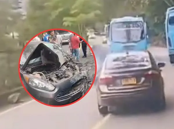 Heridos en accidente entre bus y carro en Mesitas: confirman menores de edad