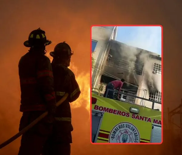 Incendio en Santa Marta hoy: dos menores de edad y una mujer murieron y video