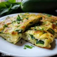 Receta de torta de calabacín con queso en sartén en menos de una hora.