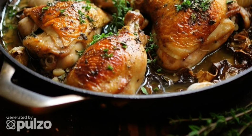Receta de pollo al ajillo. Conozca los ingredientes y el paso a paso para prepararlo fácil y rápido.